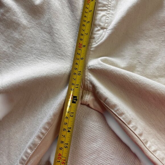 Talbots Slim Ankle Jeans Womens Size 14 Beige Cotton/Spandex EUC Classic - Picture 8 of 11